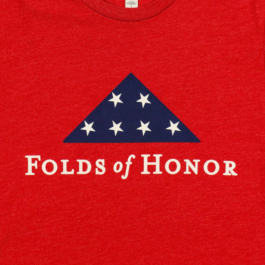 detail of folds of honor logo