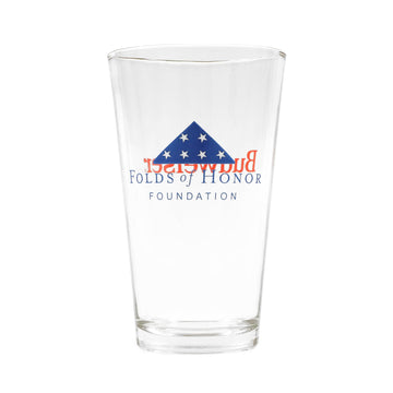 Budweiser Folds of Honor Pint Glass