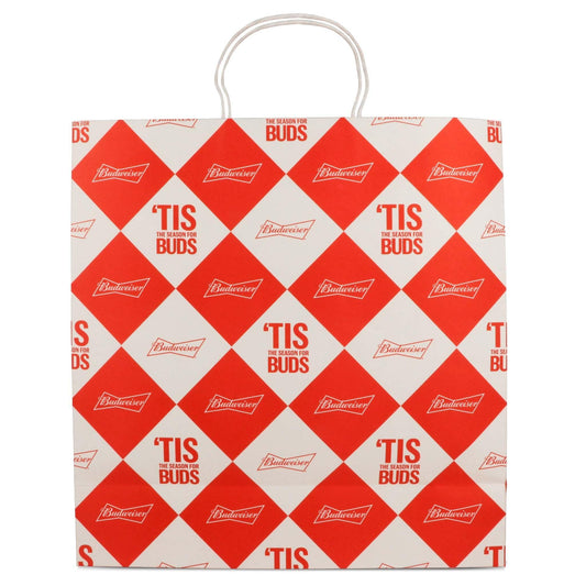 budweiser holiday gift bag