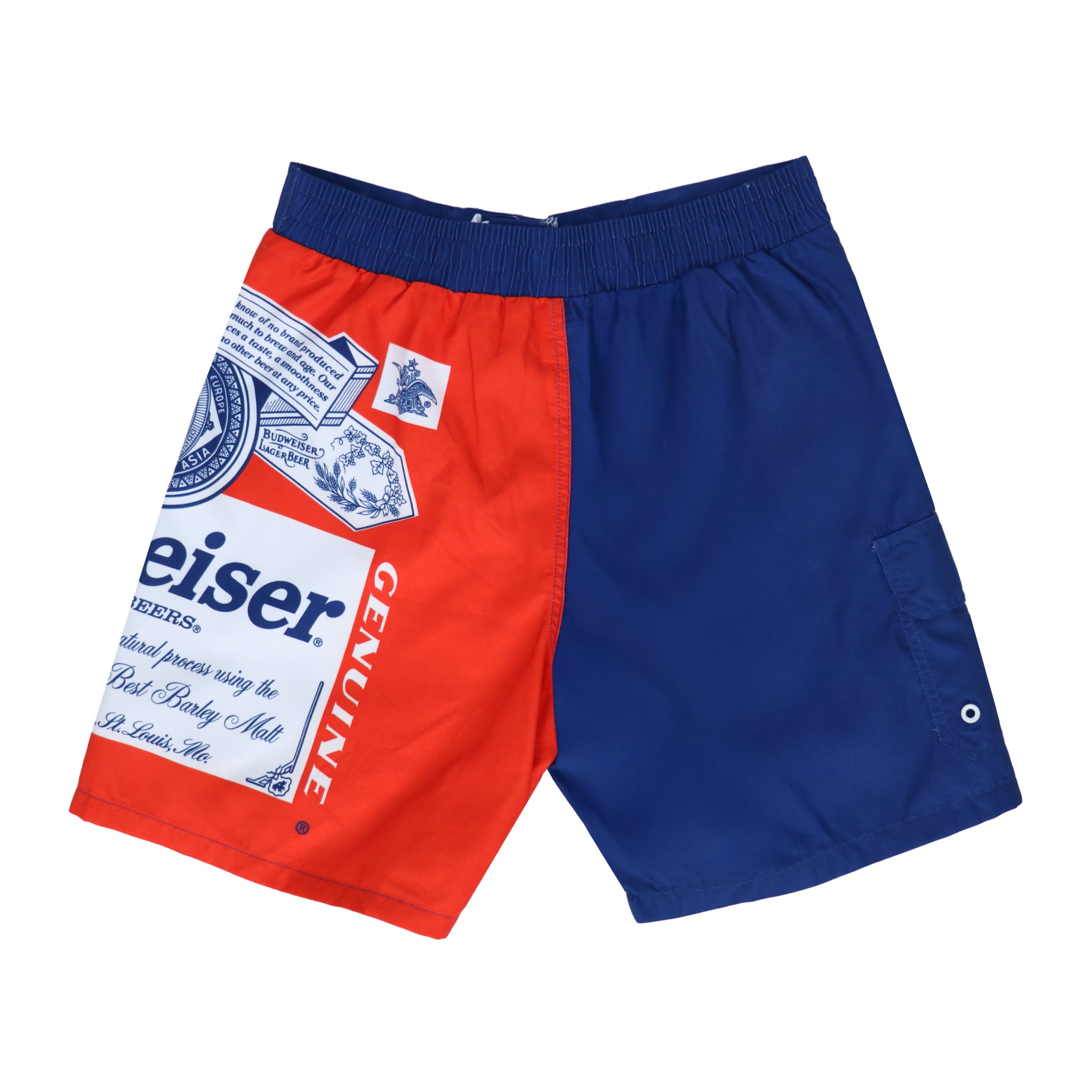 Budweiser Red, White, & Blue Swim Trunks