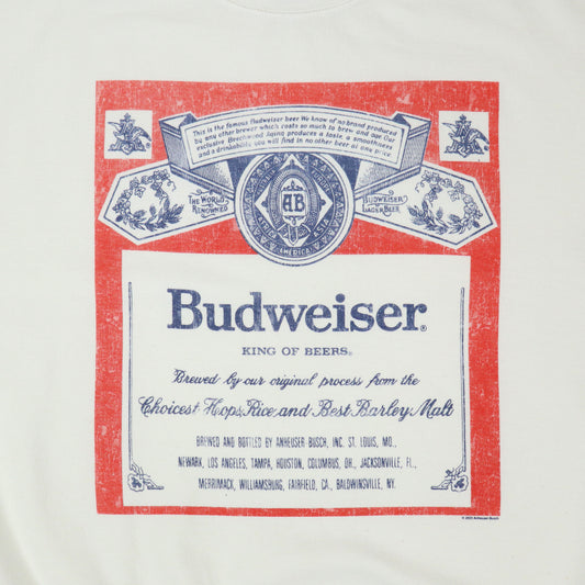 Budweiser Vintage Label Crewneck Sweatshirt