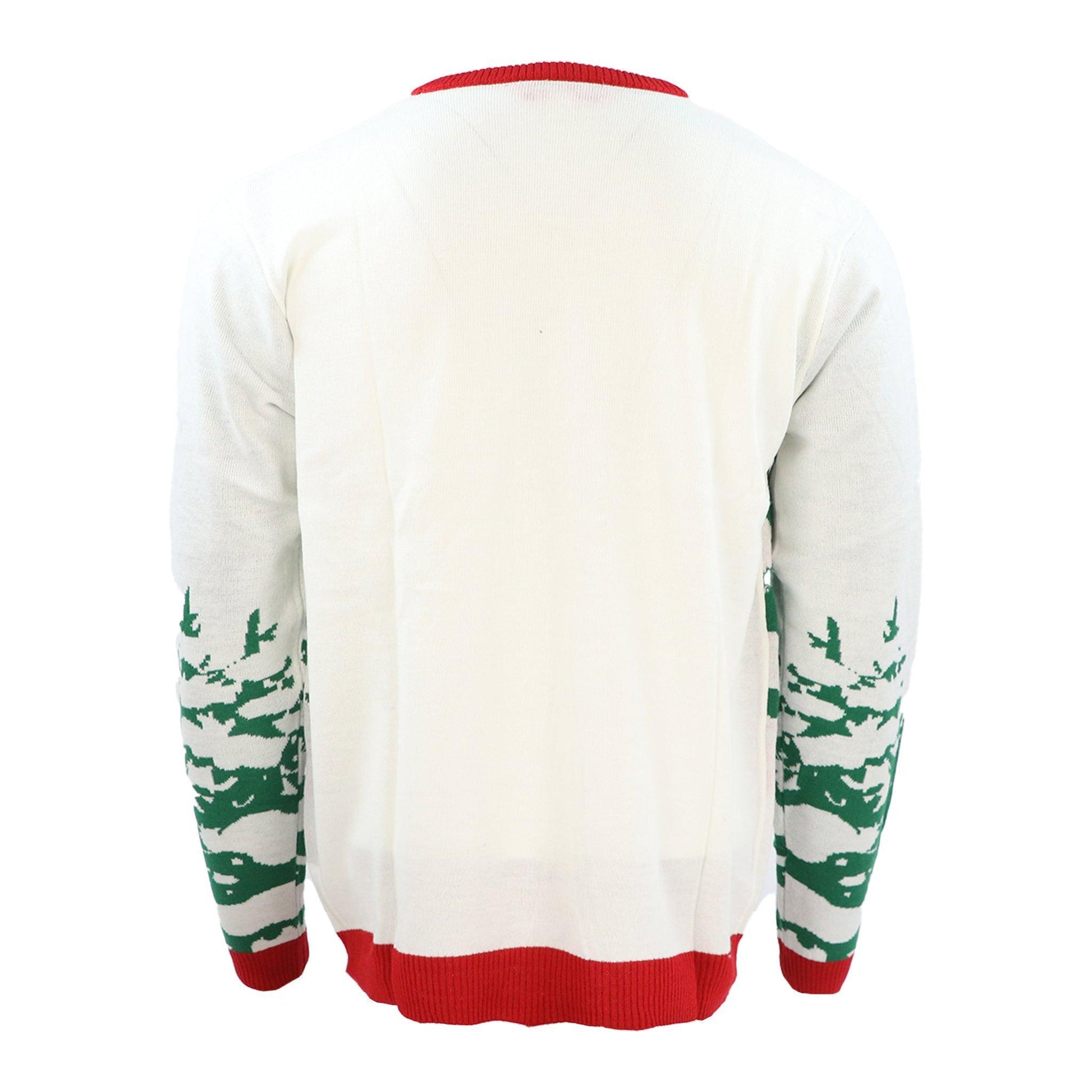 white budweiser lager stein sweater