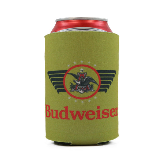 gold budweiser military wings can coolie
