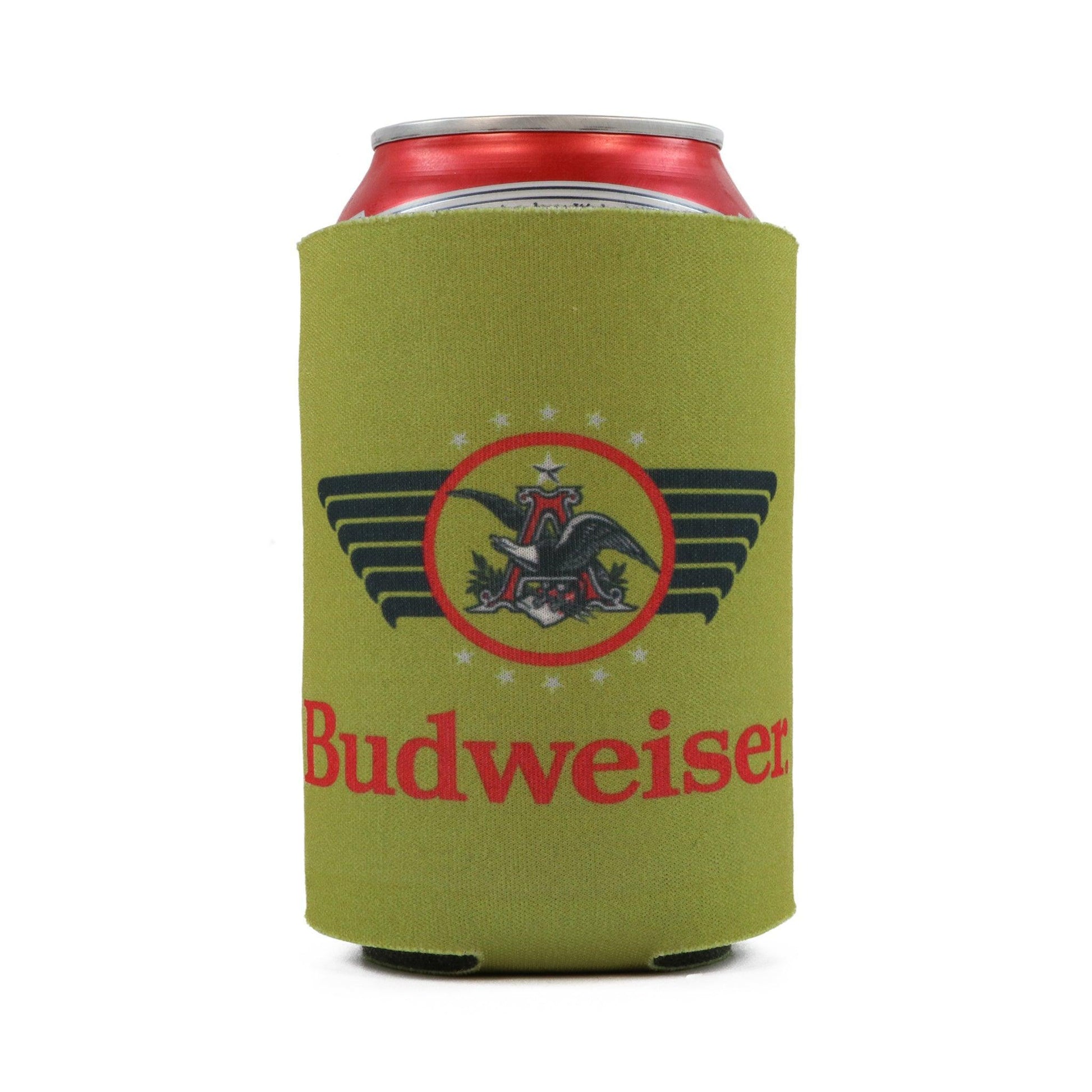 gold budweiser military wings can coolie