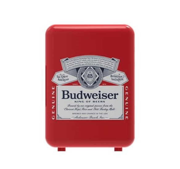 Budweiser Portable Mini Fridge - Front View