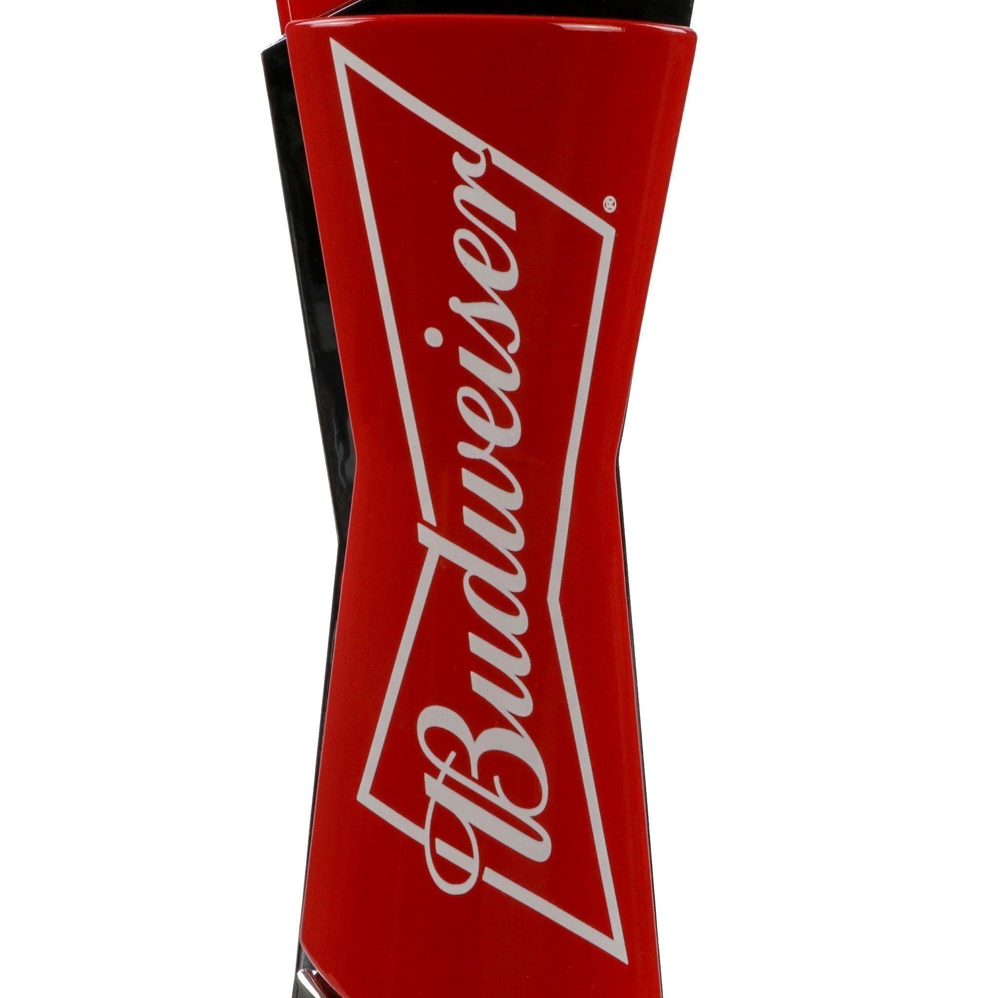Close up of back logo with budweiser bowtie