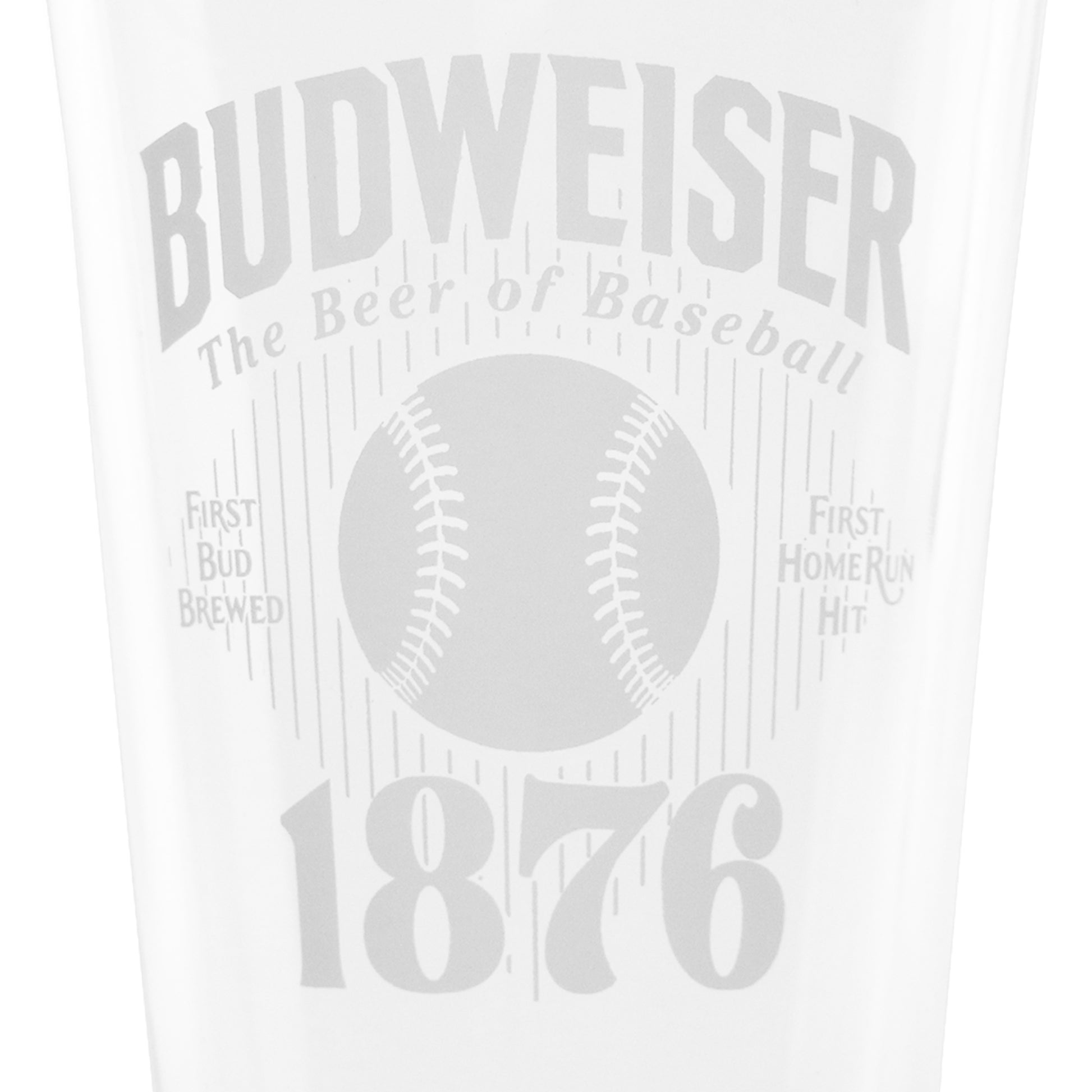 Budweiser Beer of Baseball Pint CLass