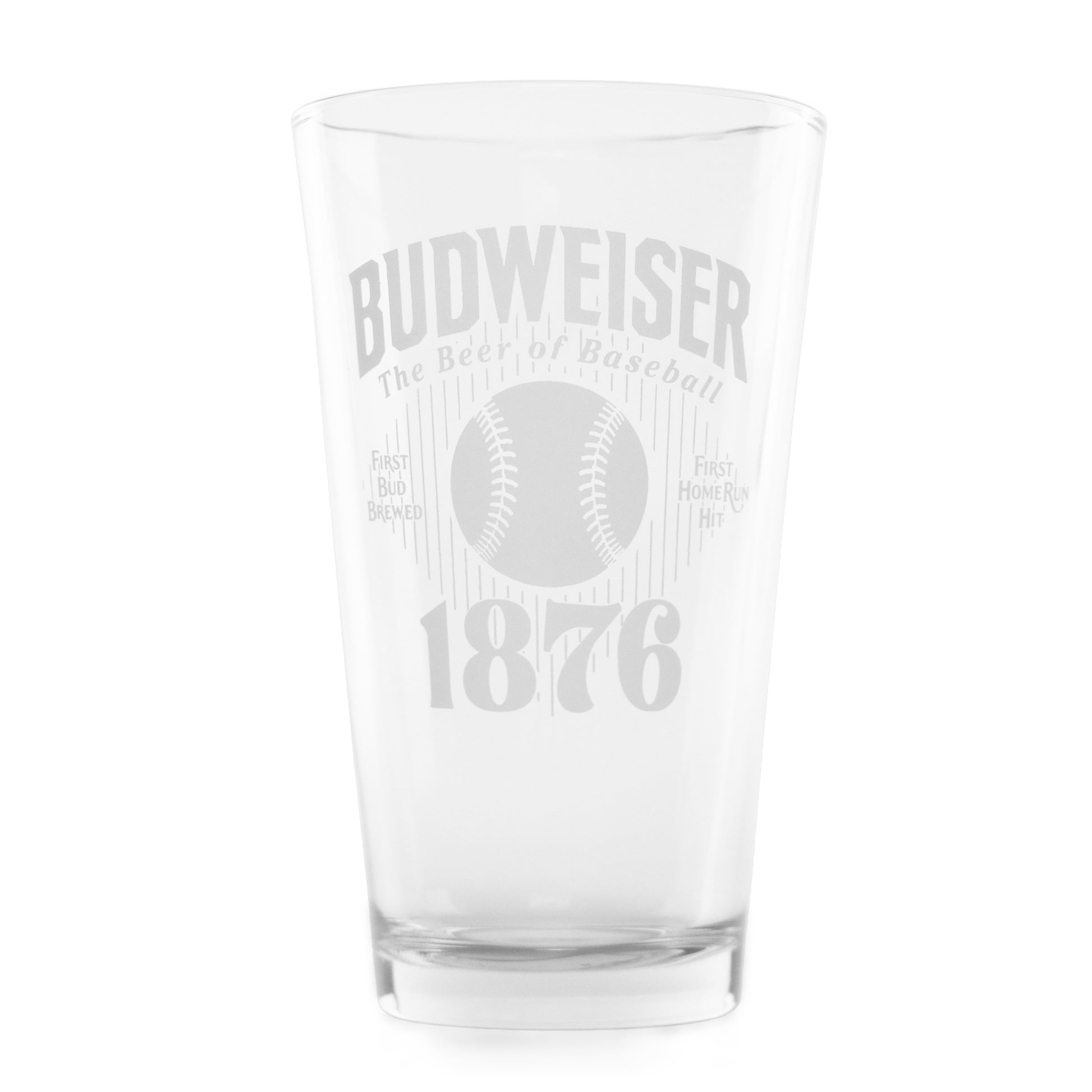 Budweiser Beer of Baseball Pint Glass