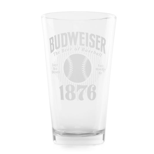 Budweiser Beer of Baseball Pint Glass