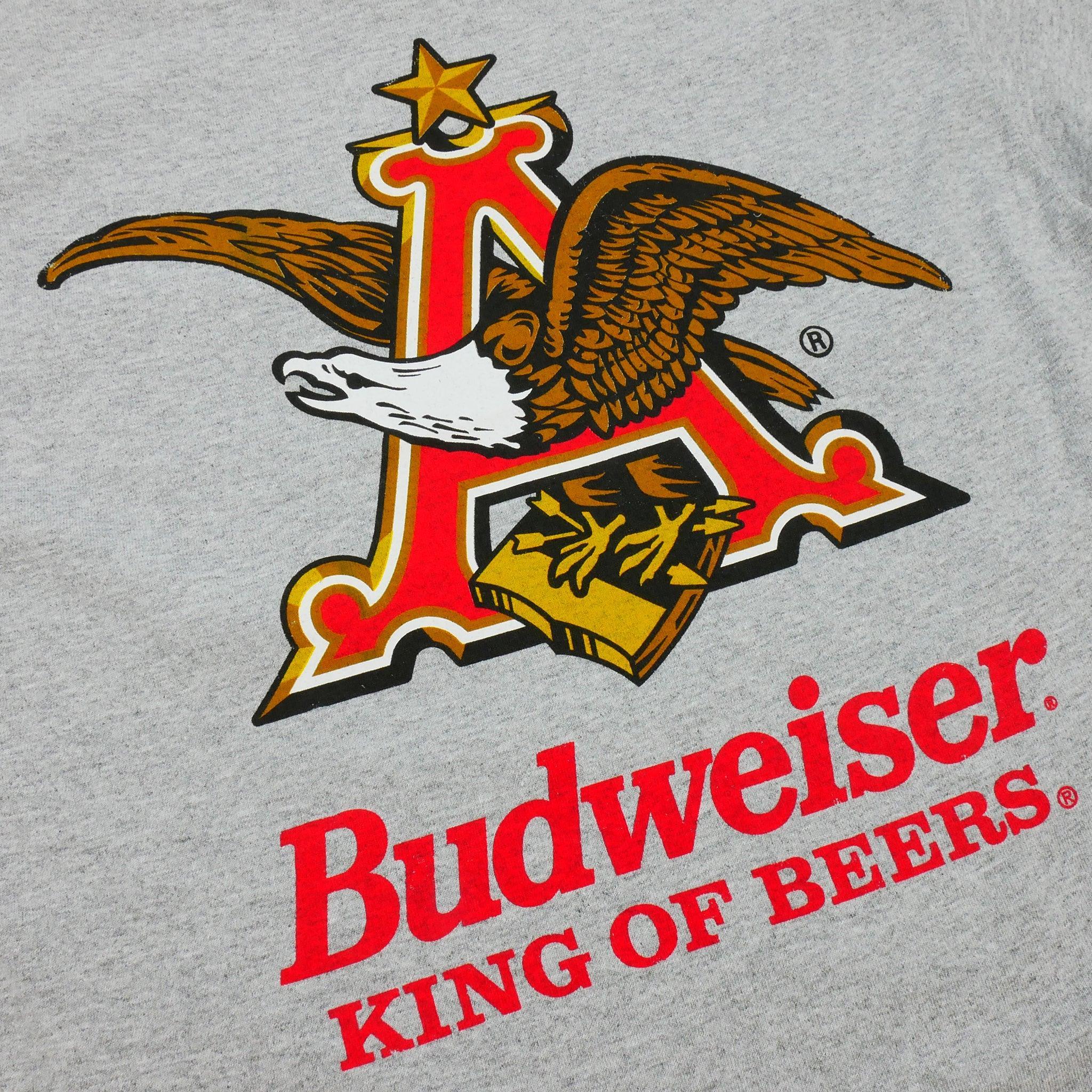 Bud ロゴ入り赤ジャケット Budweiser 赤いジャケット Ken刺繍 - メルカリ