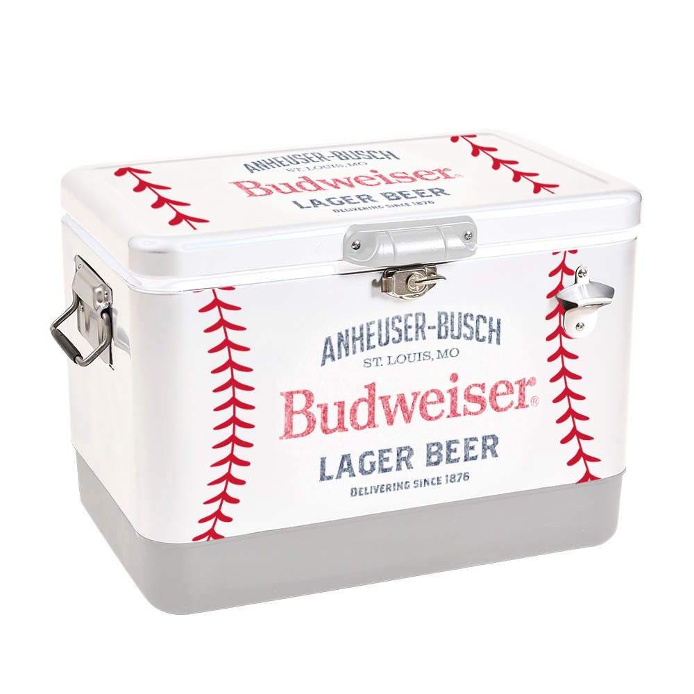 Budweiser Baseball 54qt Cooler