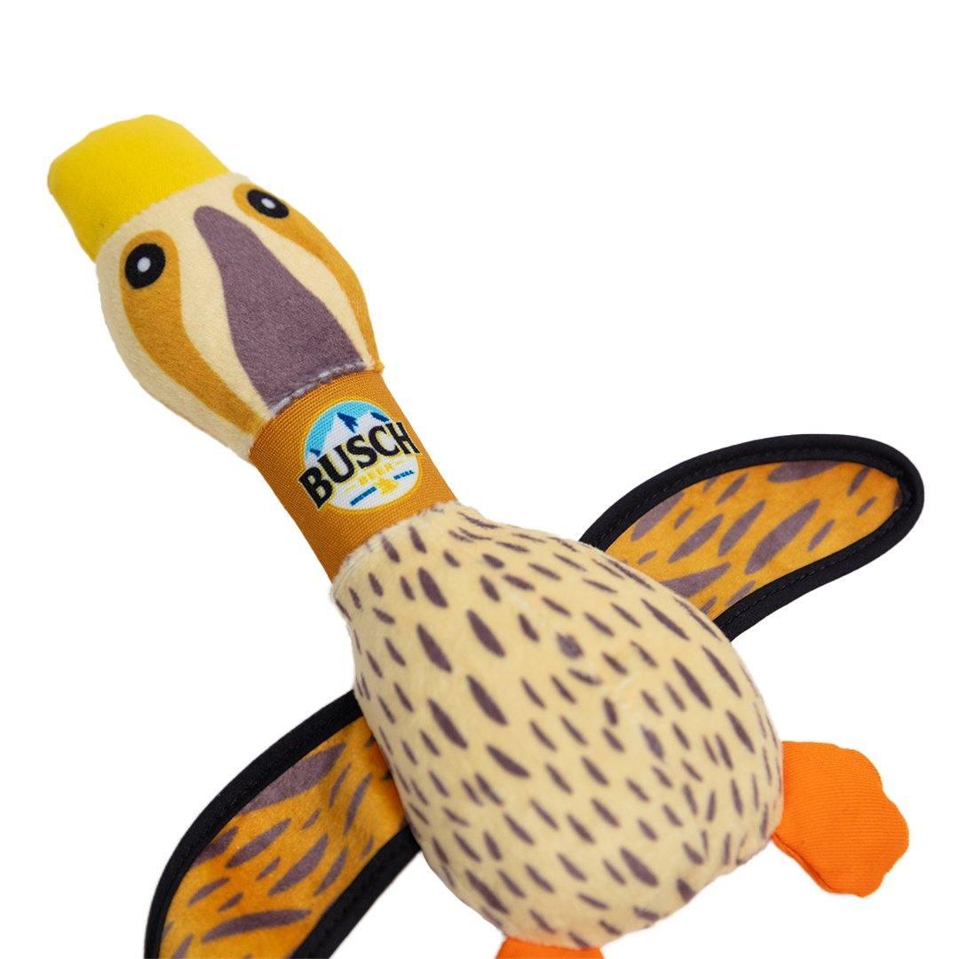 top view of busch duck toy 