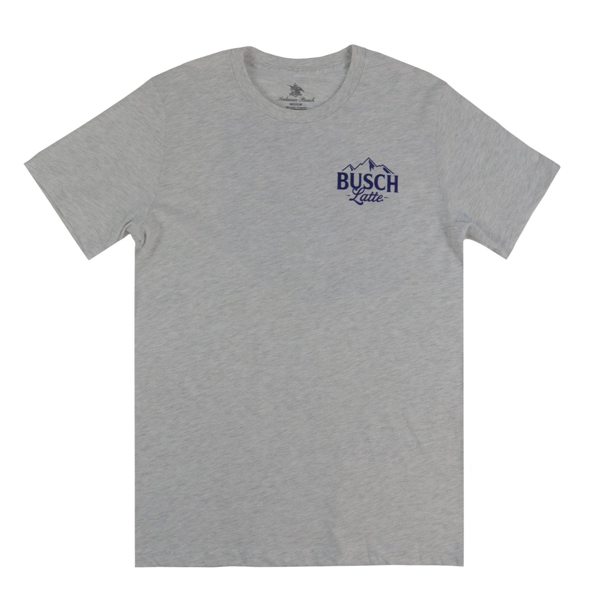 grey busch latte can back print t shirt