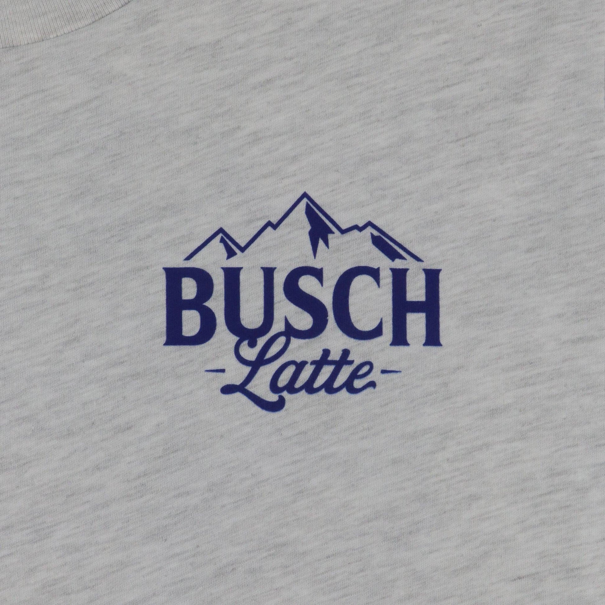 grey busch latte can back print t shirt