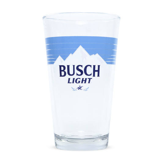 Busch Light Mountains 16oz Pint Glass