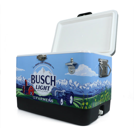 Busch Light Farming & Freedom 54qt Cooler