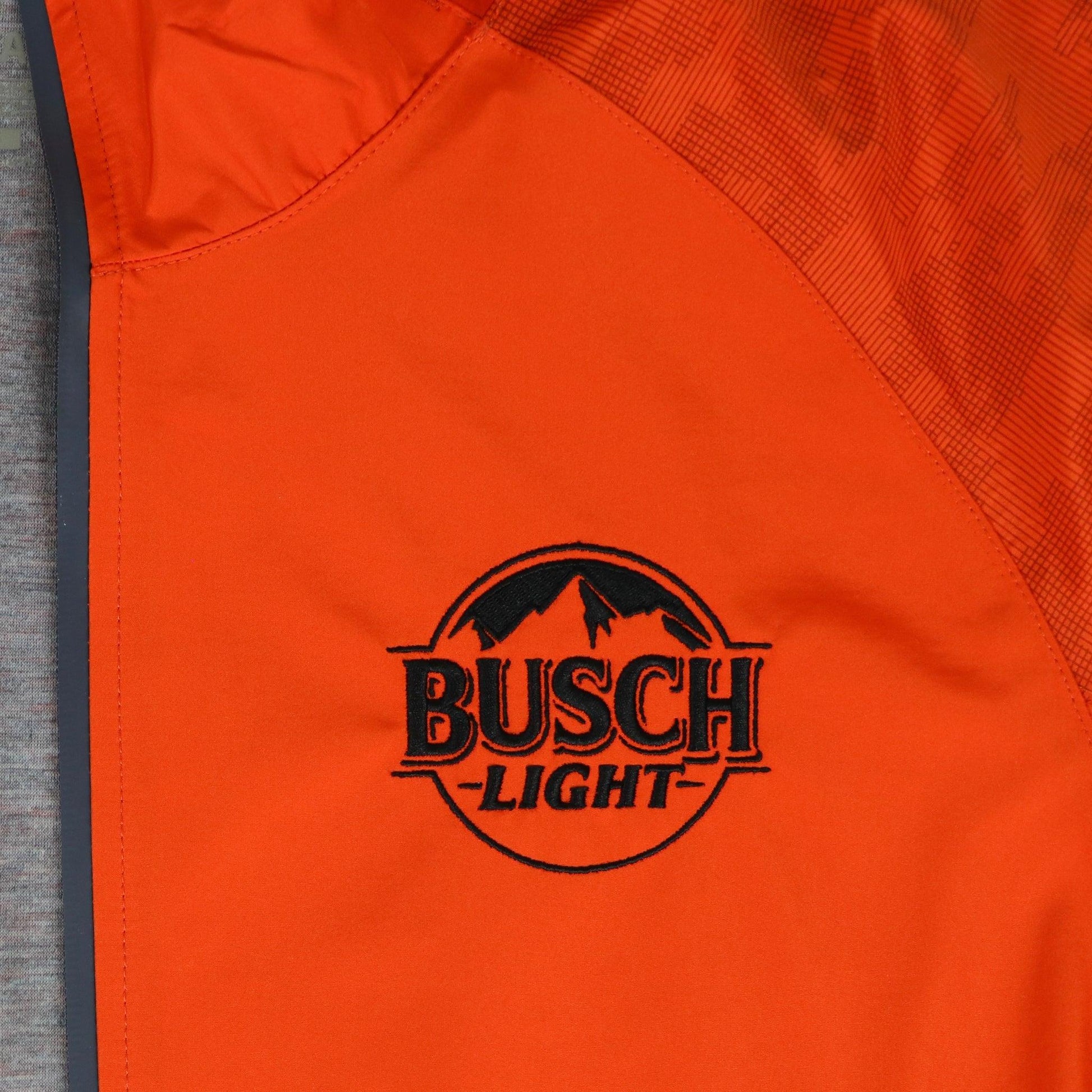 Busch Light Blaze Orange Jacket - Logo Detail