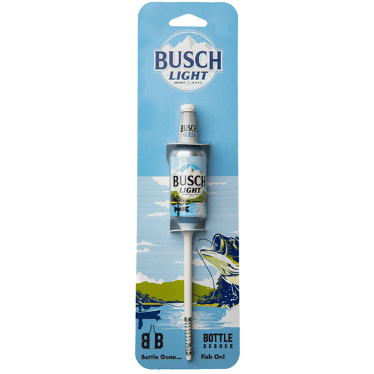 Busch Light Bottle Bobber with hang card