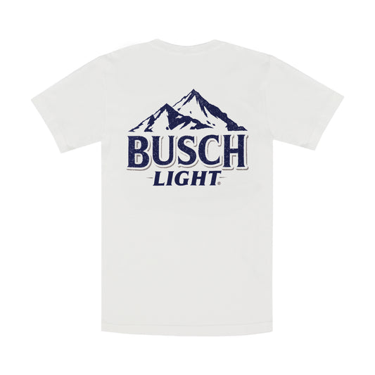Back view of Busch Light Classic Logo T-shirt