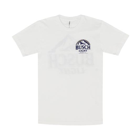 Front view of Busch Light Classic Logo T-shirt