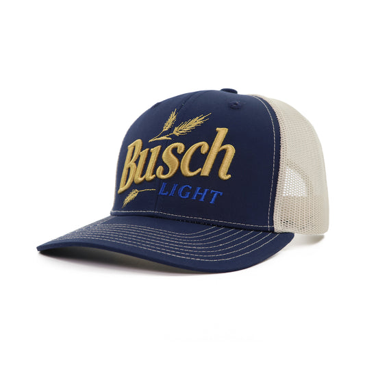 Front view of Busch Light Farmers Wheat Hat