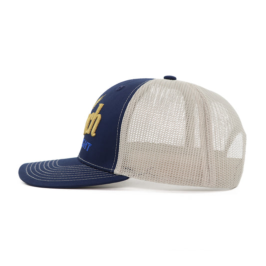 Side view of Busch Light Farmers Wheat Hat