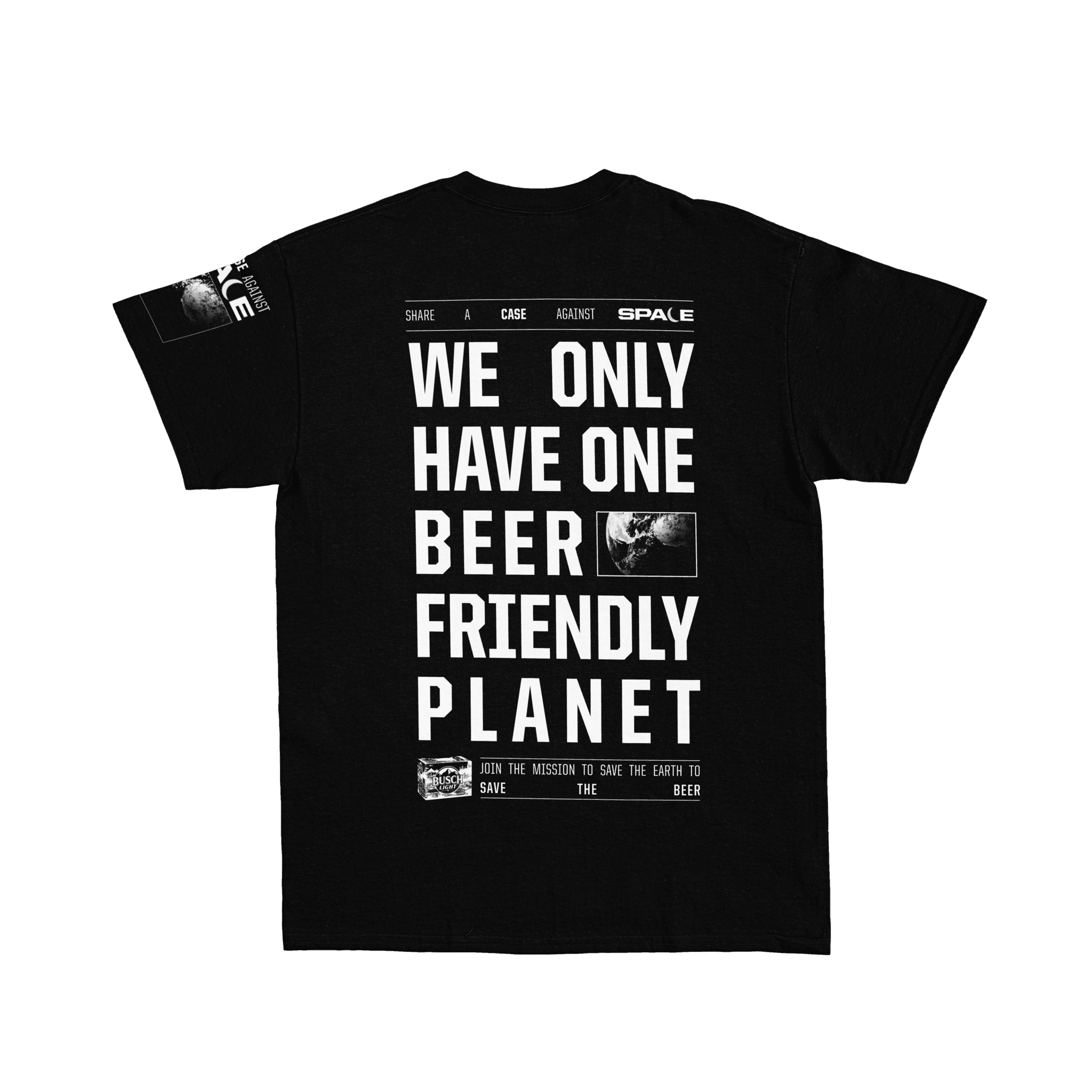 Busch Light Beer Aviator Shades T-Shirt - Premium 60/40 Cotton Blend, Custom Fit - View #8