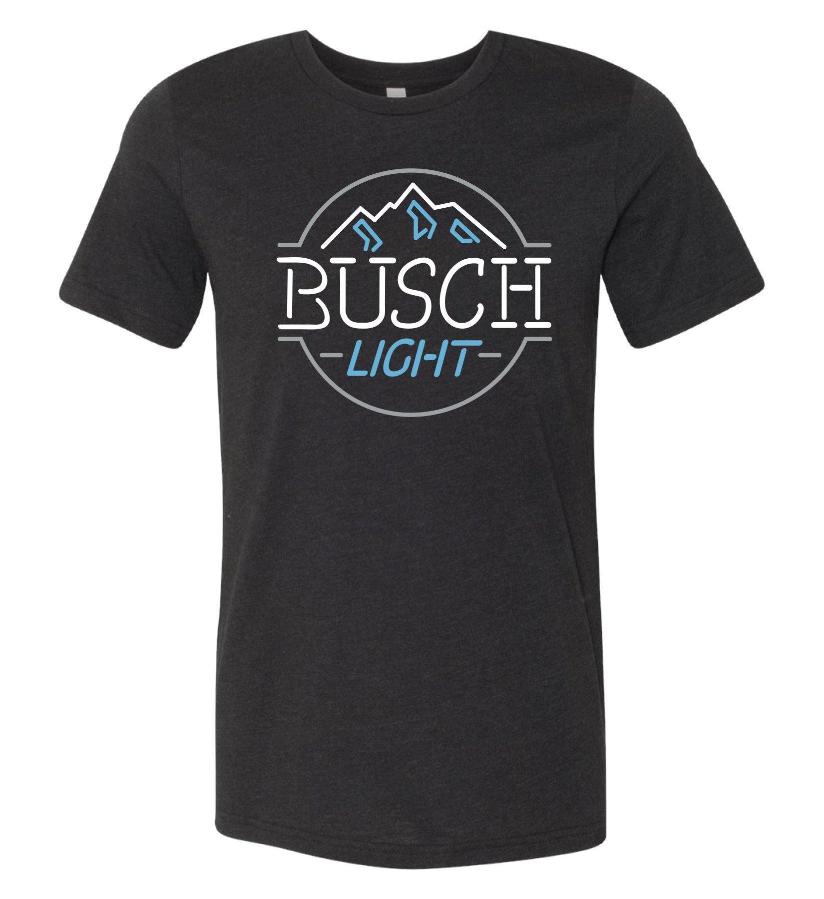 Busch Light Men's Black & Neon T-Shirt