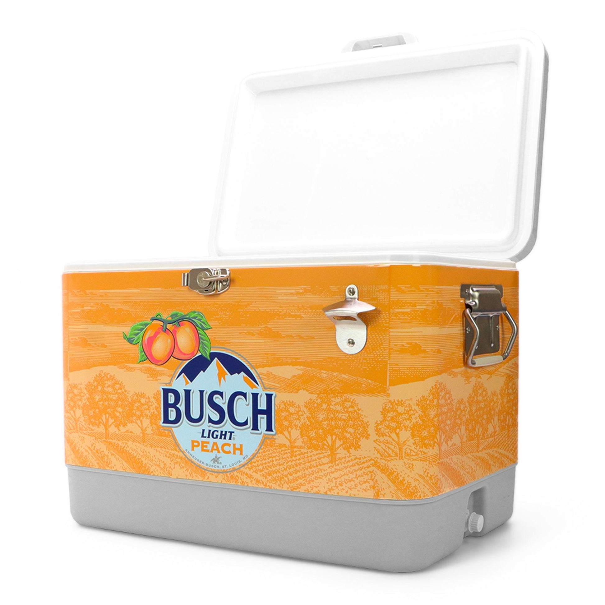 Busch Light Peach cooler - Open Top