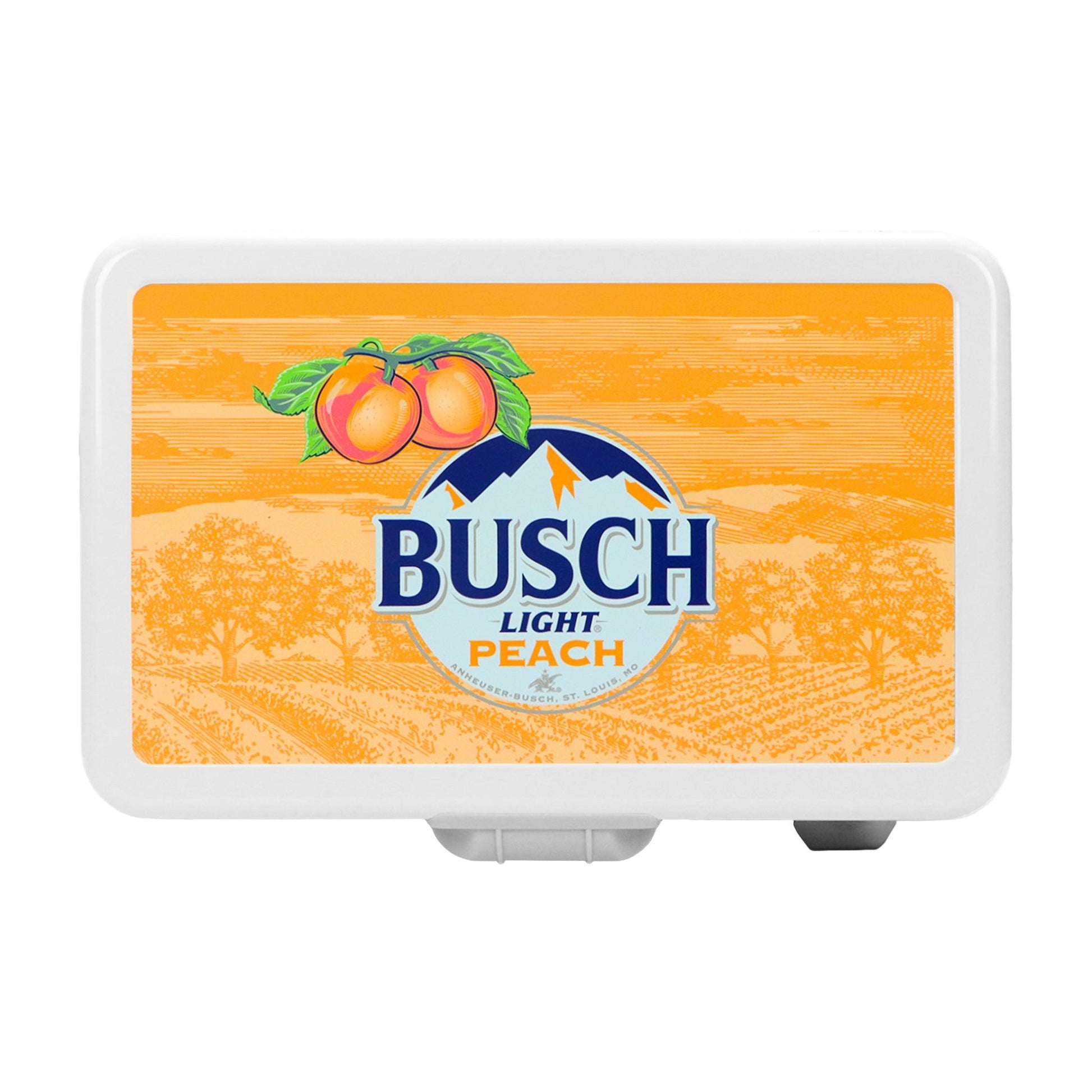 Busch Light Peach cooler - Top Graphic