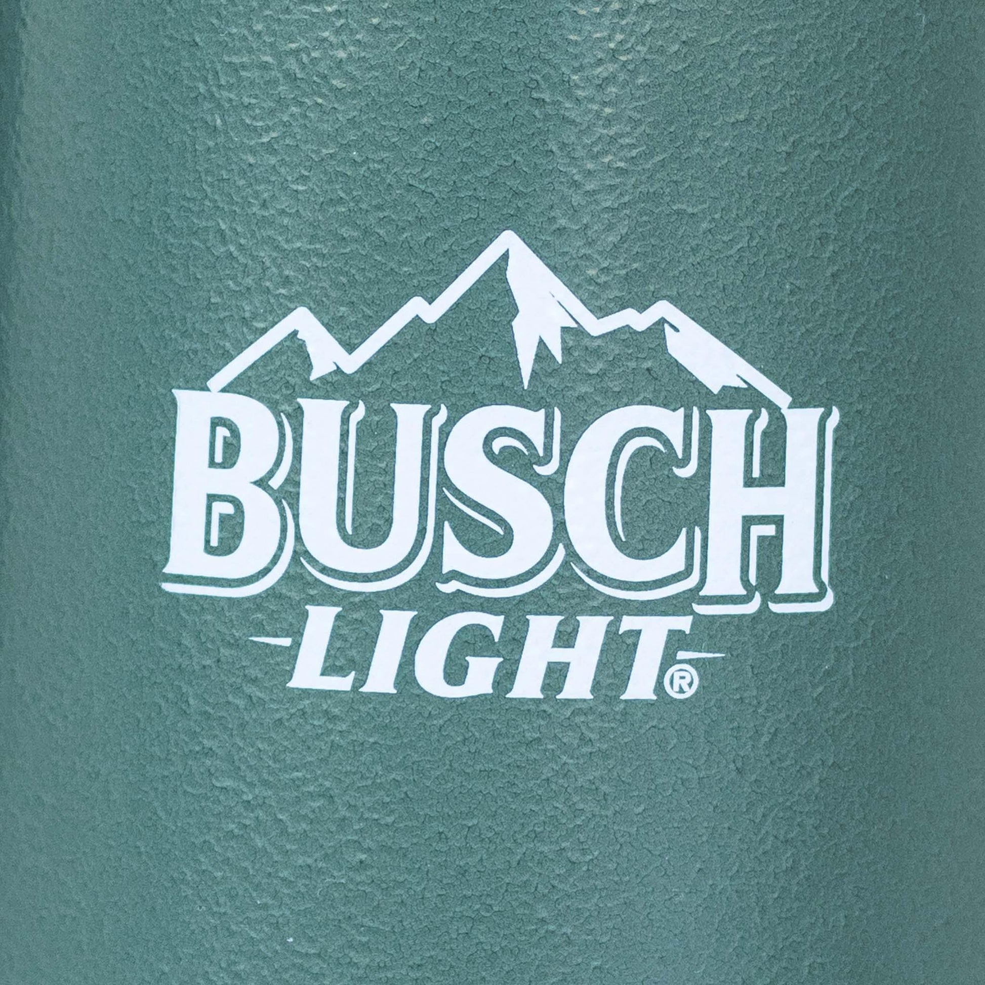 Closeup of Busch Light Logo on Stanley Stein