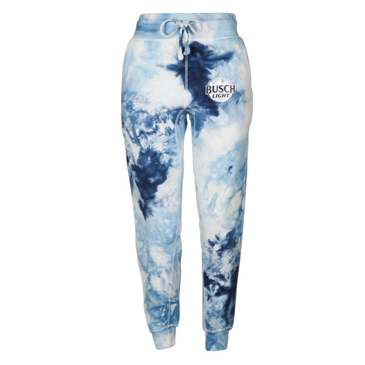 busch light blue tie dye joggers