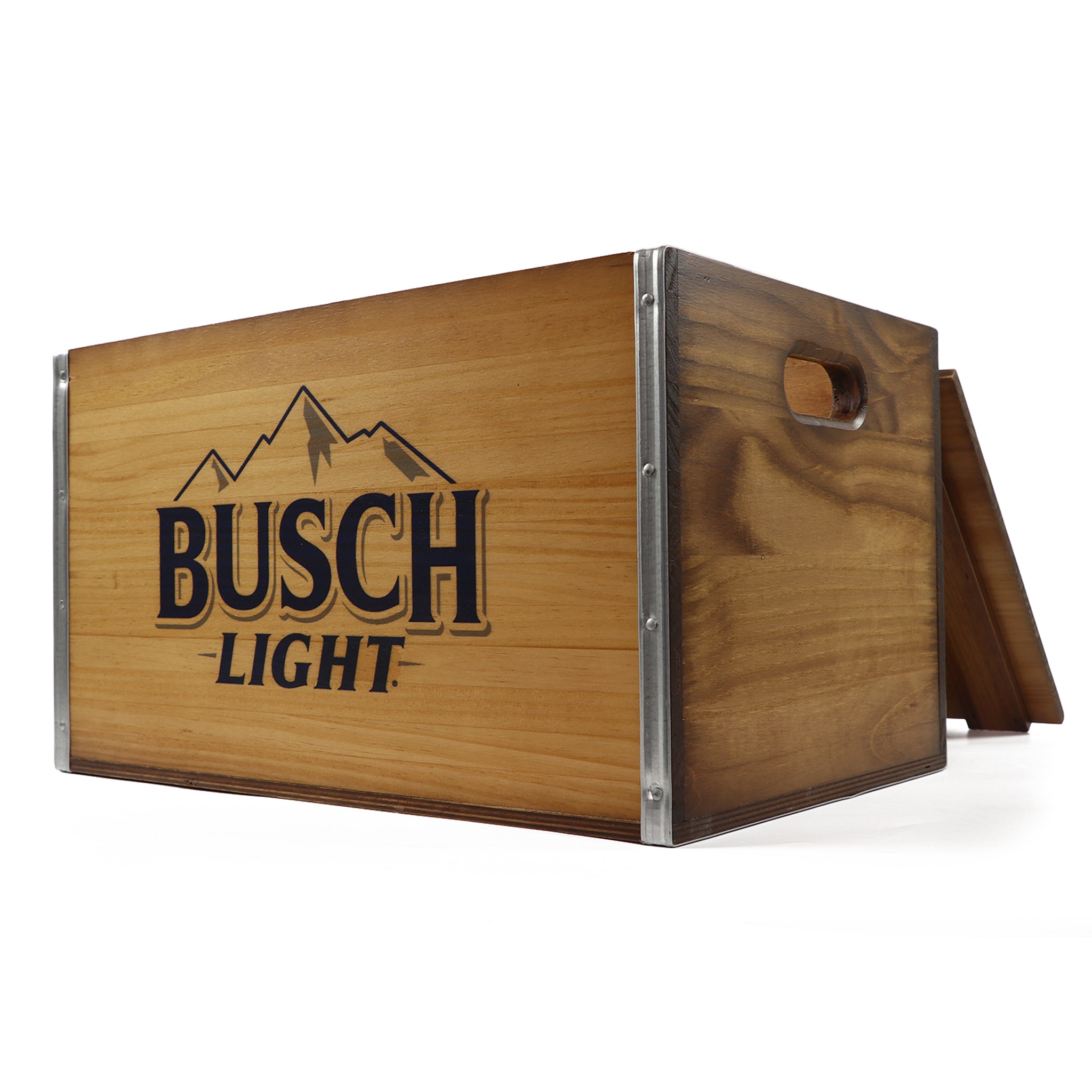 busch light tackle box case Busch Light Wooden Beer Box