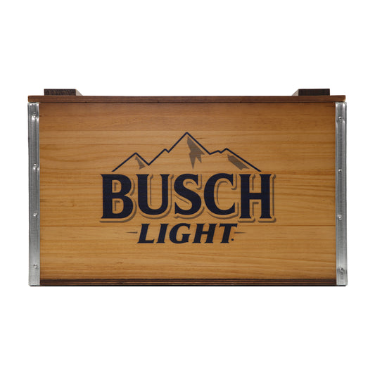 Busch Light Wooden Beer Box