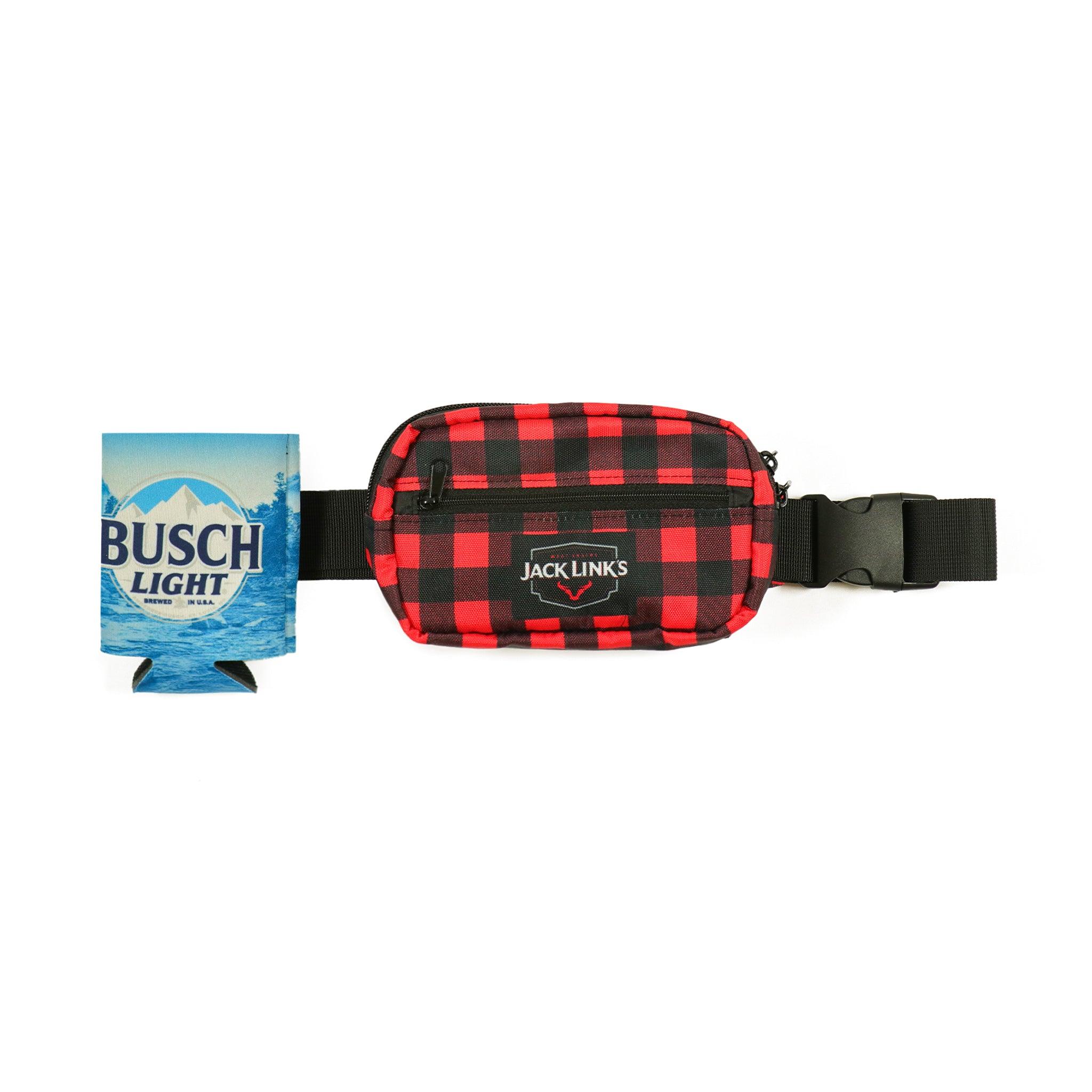 BUSCH LIGHT X JACK LINK FANNY PACK WITH COOLIE