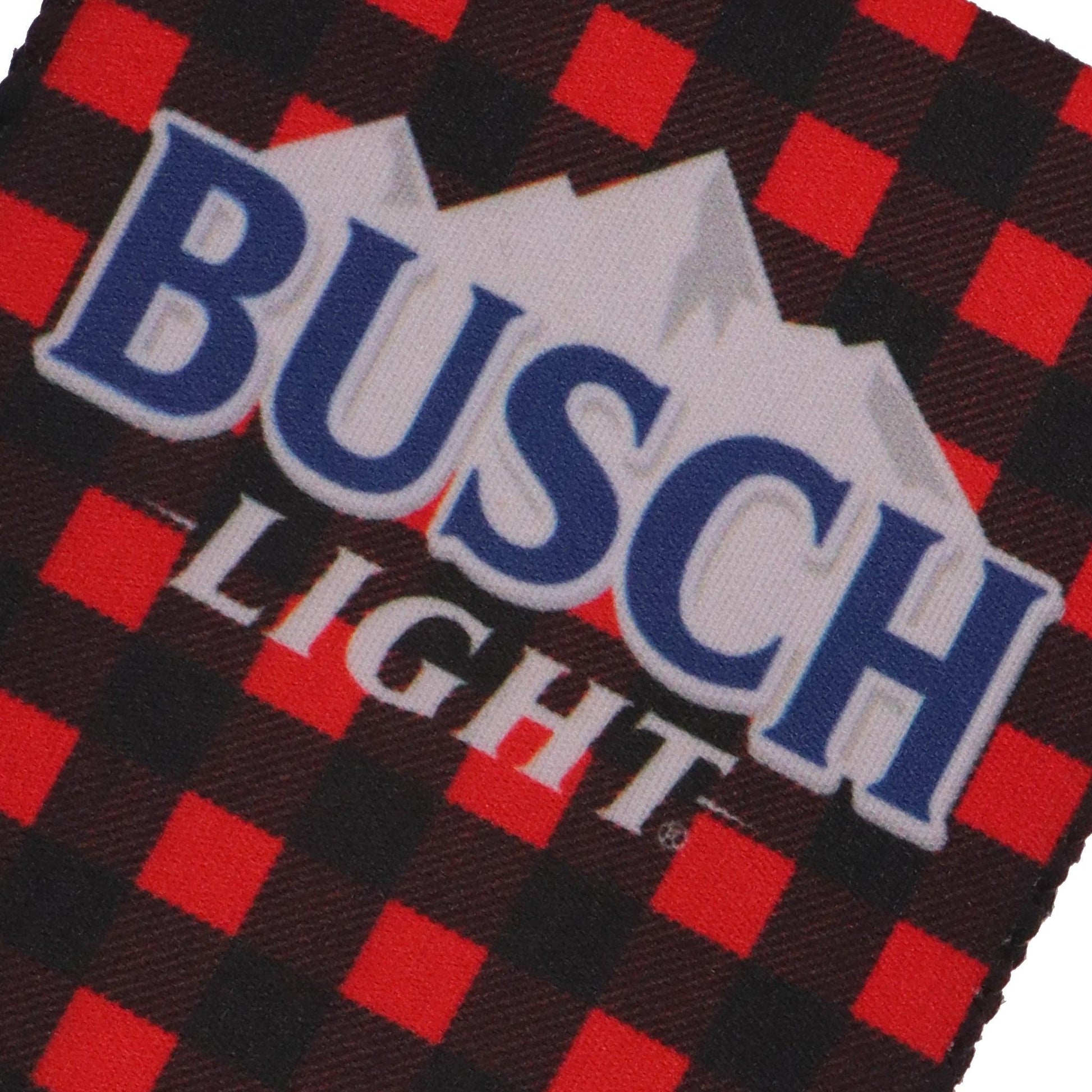 close up of busch light logo