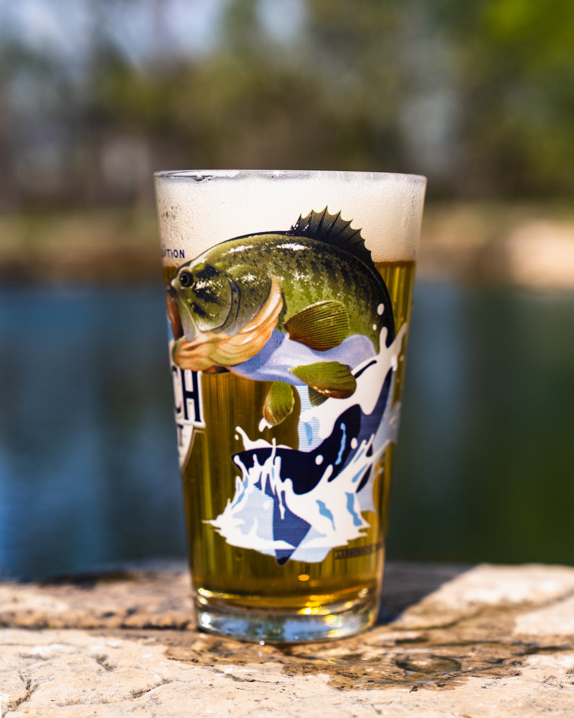 Busch Light Bass Pint Glass