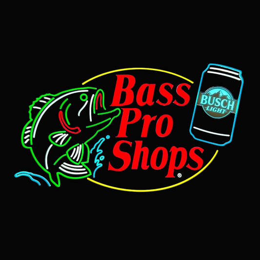 Busch Light x Bass Pro LED Sign