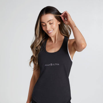 womens BYLT tank with Michelob Ultra logo on front center chest