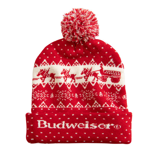 Budweiser Clydesdale Holiday Beanie