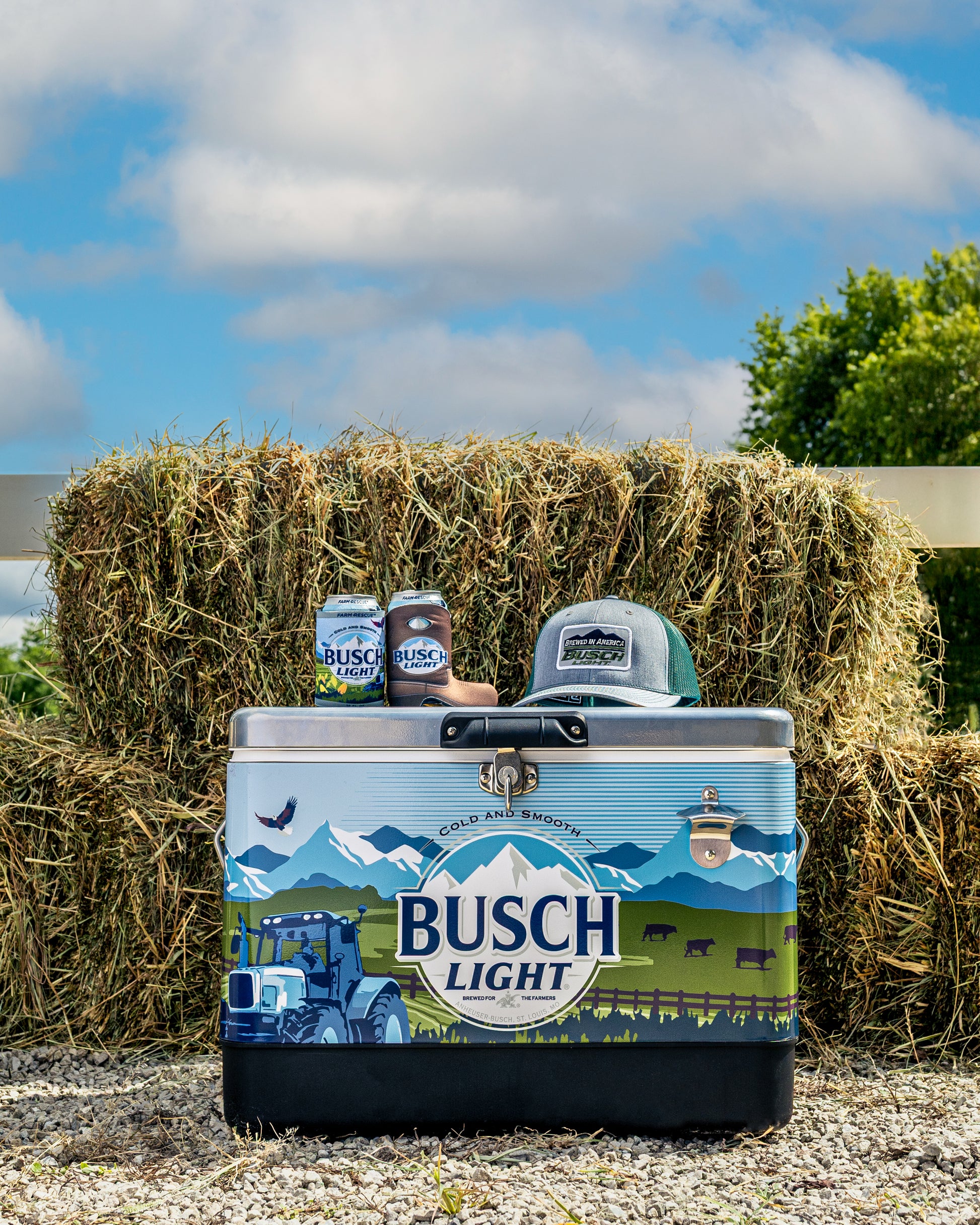 Busch Light Farming Cooler
