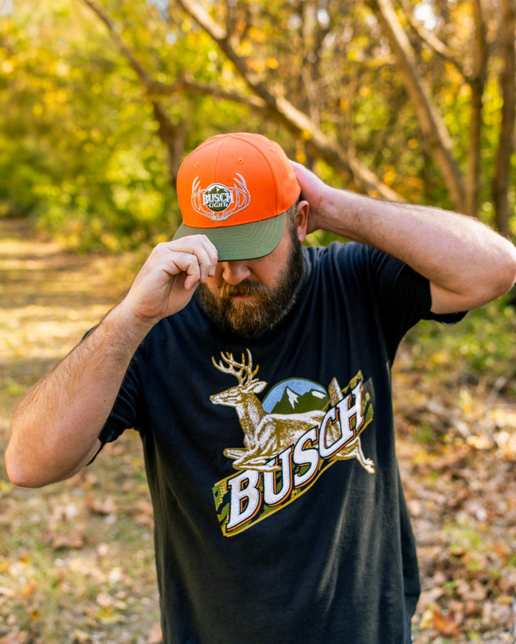 Busch Light Blaze Orange Hat