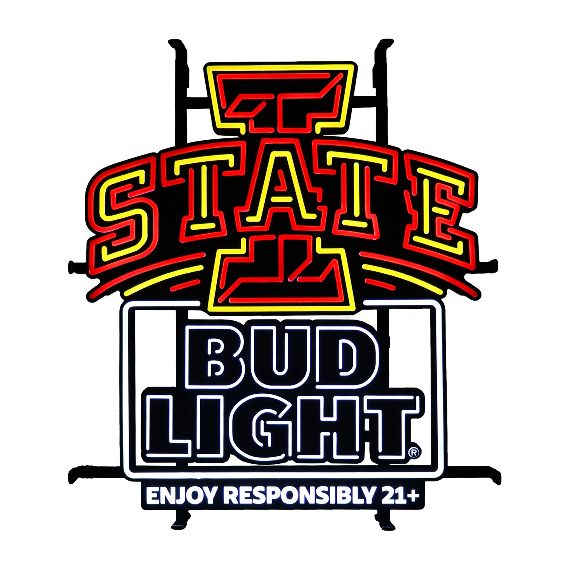 Iowa State Cyclones Bud Light LED Sign