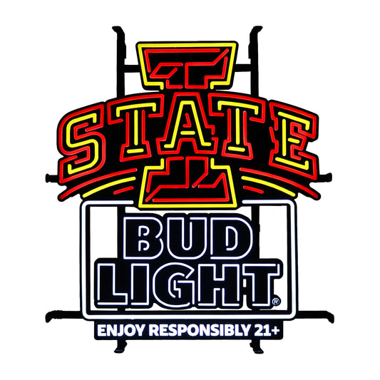 Iowa State Cyclones Bud Light LED Sign