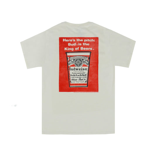 Budweiser X Junk Food 'Here's the Pitch' T-Shirt