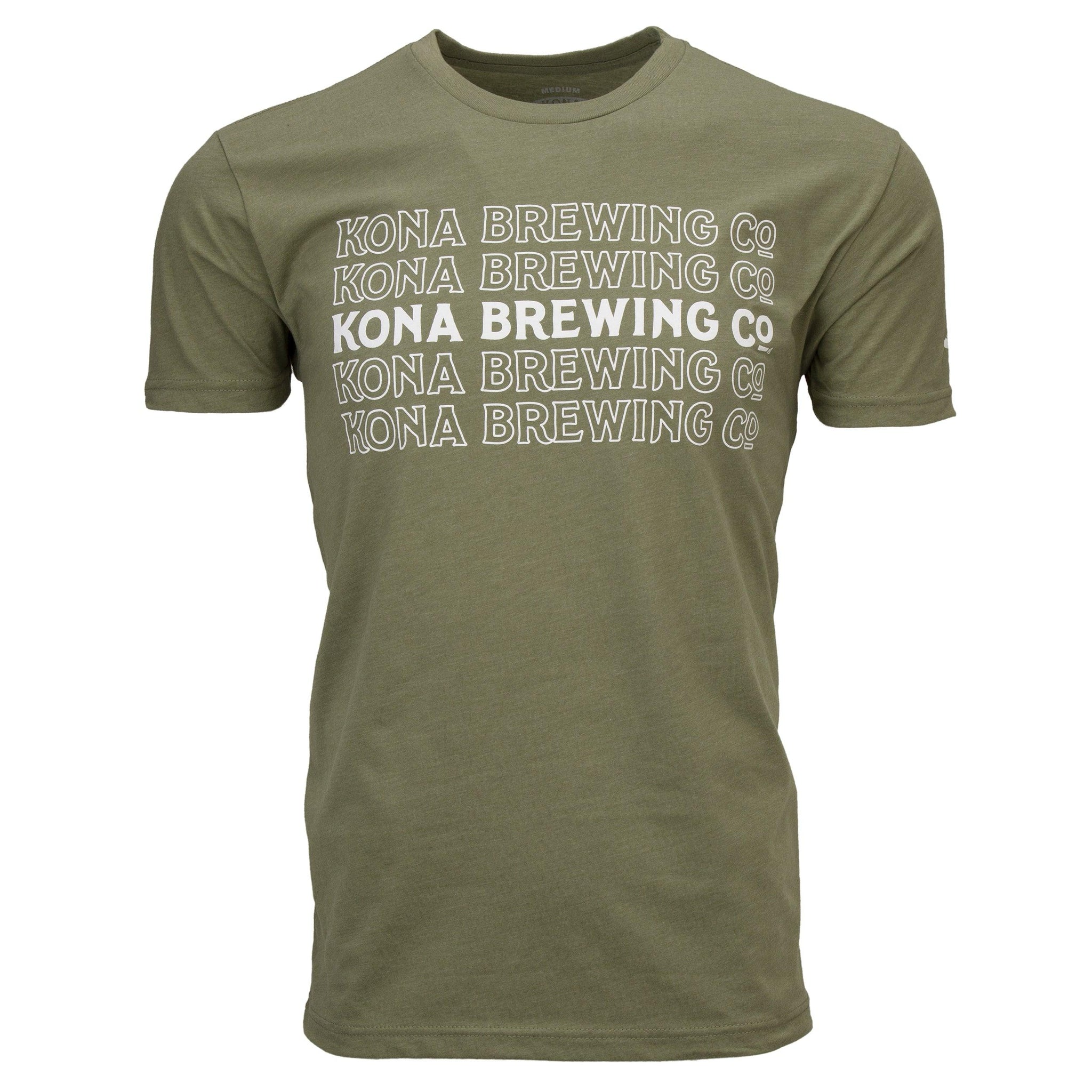 Kona Brewing Co Repeat Tee – Light Olive
