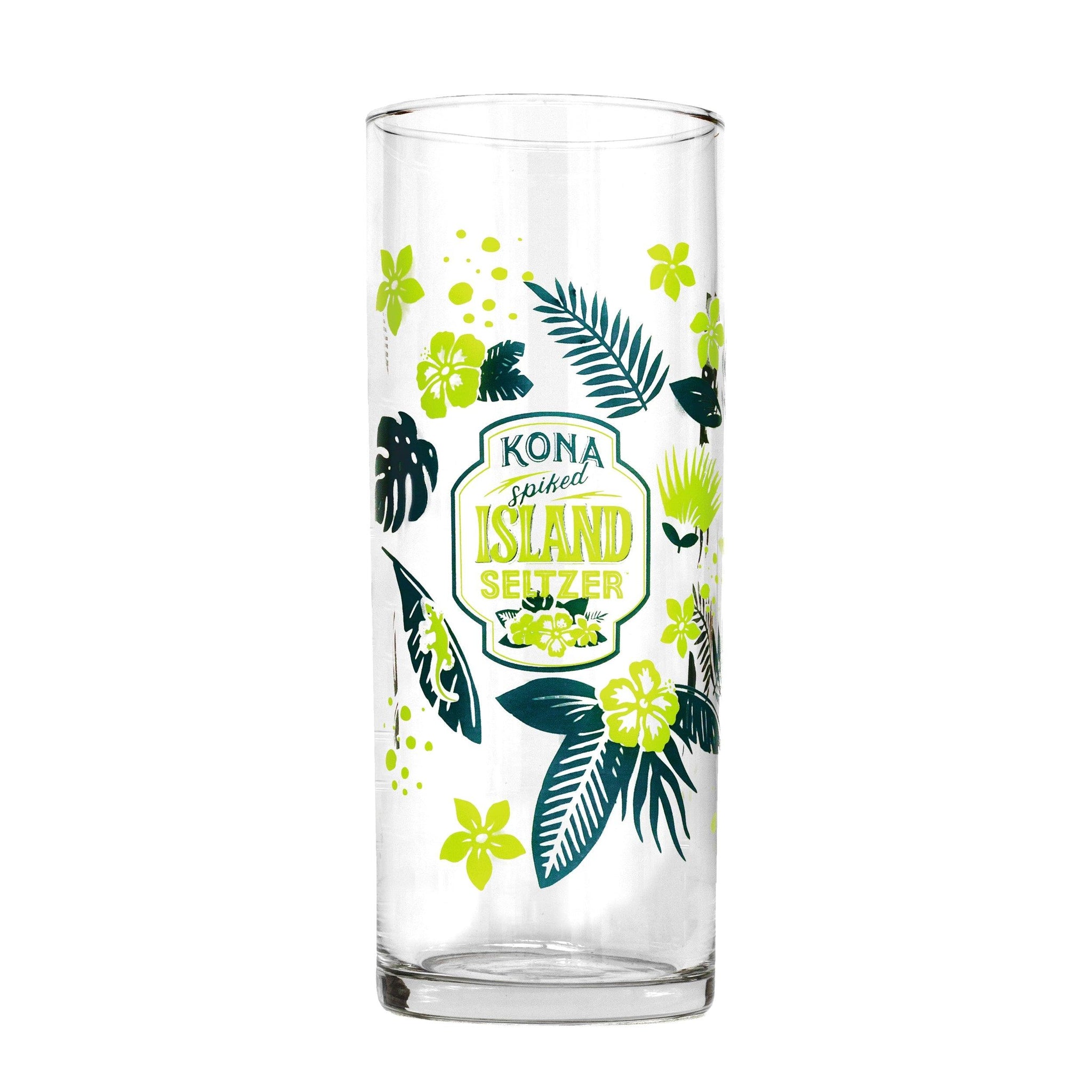 Kona Libbey Glass - Kona Spiked Island Seltzer Starfruit Lime design