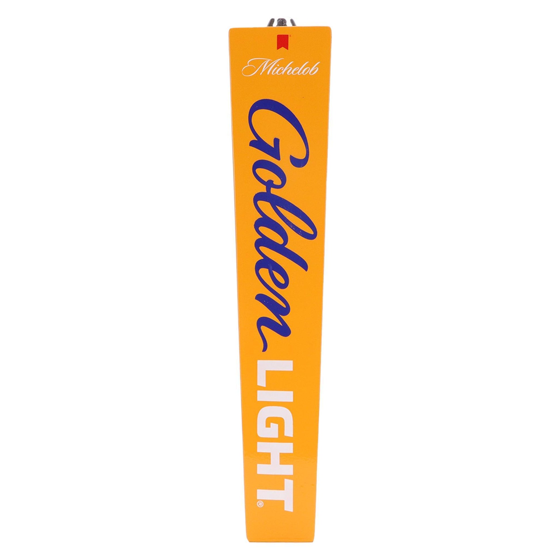 Michelob Golden Light gold tap handle - front