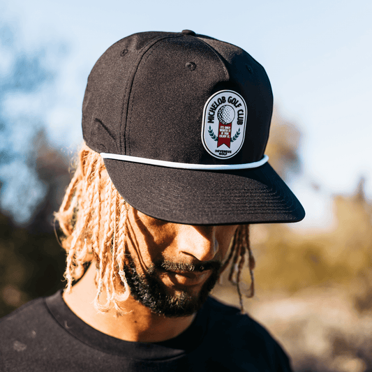Lifestyle of ultra devereaux black flat bill hat