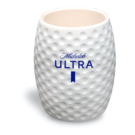 white michelob ultra golf ball can coolie koozie
